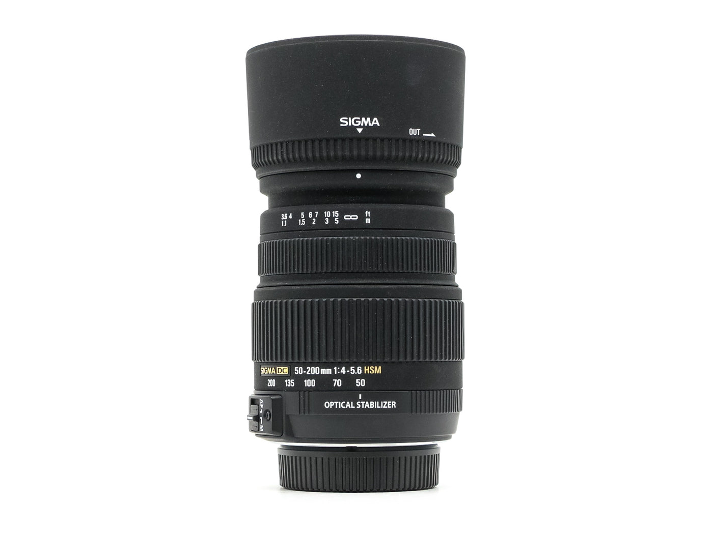 Sigma 50-200mm f/4-5.6 DC OS HSM - Nikon Mount · hoofdafbeelding