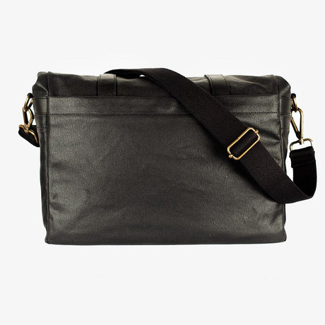 Roma Zwarte Waxed Canvas Cameratas