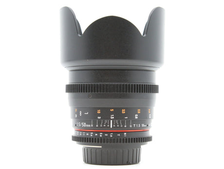 Samyang 50mm T1.5 VDSLR AS UMC - Monture Nikon