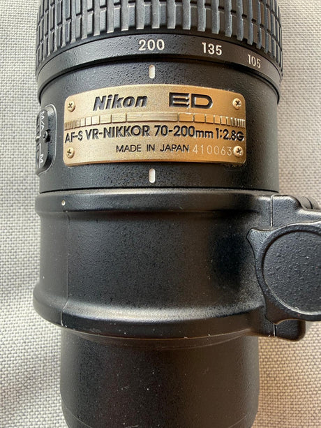 Nikon AF-S Nikkor 70-200mm f/2.8G IF-ED VR