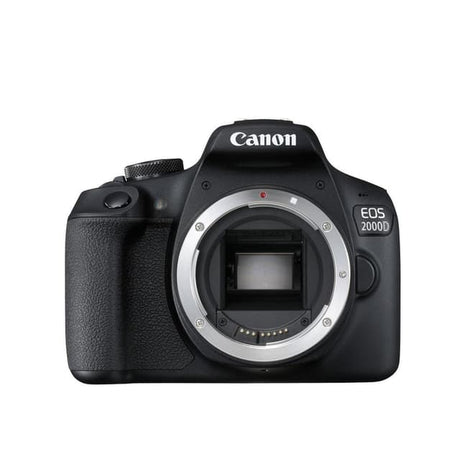 SLR EOS 2000D - Zwart + Canon EOS 2000D + Canon EF-S 18-55mm f/3.5-5.6 IS II lens