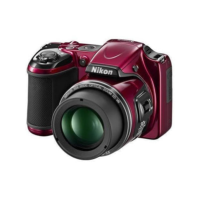 Appareil Photo Bridge Coolpix L820 - Rouge + Nikon Nikkor 30X Zoom Optique Grand Angle ED VR 22.5–675mm f/3-5.8