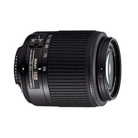 SLR D5200 - Zwart + Nikon AF-S DX Nikkor 18-55mm f/3.5-5.6G ED II + AF-S DX VR 55-200mm f/4-5.6G IF ED f/3.5-5.6 + f/4-5.6