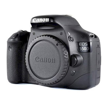 CANON EOS 550D SLR - Zwart + Canon EF-S 18-55mm f/3.5-4.5 IS