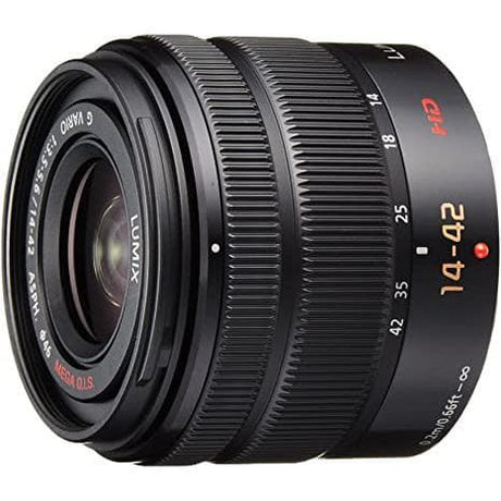 Lumix DMC-GF3 - Rouge/Noir + Panasonic Lumix G Vario 14-42mm f/3.5-5.6 ASPH f/3.5-5.6