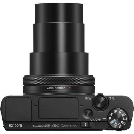 Cyber-shot DSC-RX100 VI Compact Camera - Zwart + Carl Zeiss Vario-Sonnar T* 24-200mm f/2.8-4.5