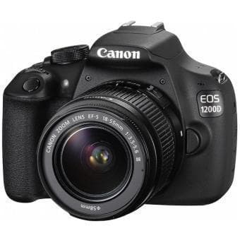EOS 1200D Spiegelreflex - Zwart + Canon Zoomlens EF-S 18-55mm f/3.5-5.6 III