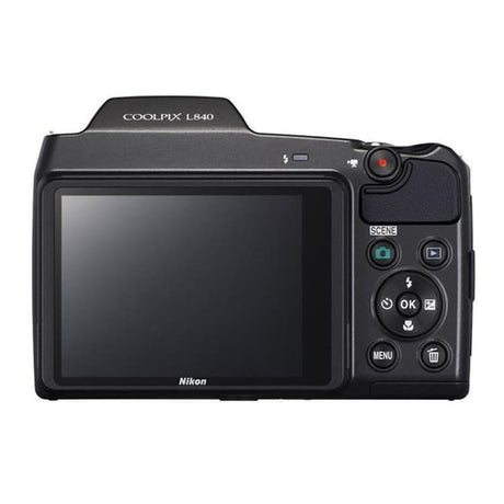 Bridge Coolpix L840 Appareil Photo - Noir + Nikon Nikkor 38x Zoom Optique Grand Angle ED VR 22,5–855 mm f/3–6,5