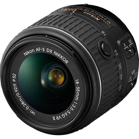 SLR D5200 - Zwart + Nikon Nikkor AF-S DX 18-55mm f/3.5-5.6 G VR II f/3.5-5.6