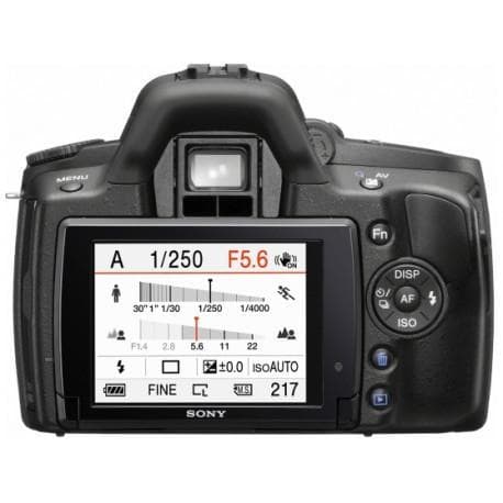 Réflex Alpha DSLR-A390 - Noir + Sony DT 18-55mm f/3.5-5.6 SAM f/3.5-5.6