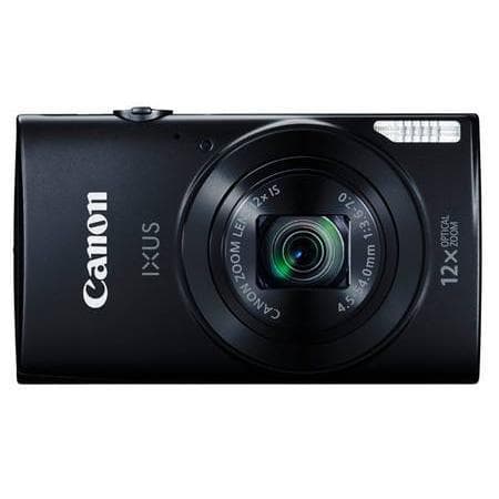 IXUS 170 Compact Camera - Zwart + Canon Zoomlens 12x IS 25–300mm f/3.6–7.0