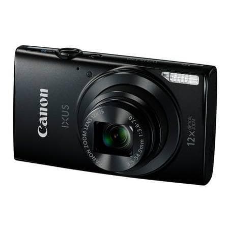 IXUS 170 Compact Camera - Zwart + Canon Zoomlens 12x IS 25–300mm f/3.6–7.0