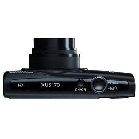 IXUS 170 Compact Camera - Zwart + Canon Zoomlens 12x IS 25–300mm f/3.6–7.0
