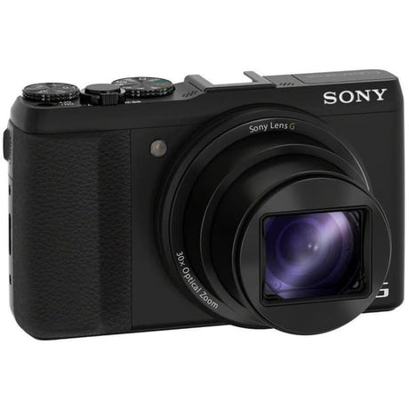 Cyber-shot DSC-HX50 Appareil Photo Compact - Noir + Sony G Zoom Optique 30x 24-720mm f/3.5-6.3