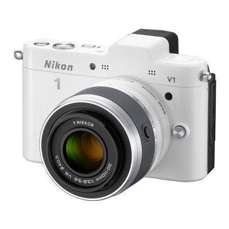 1 V1 - Blanco + Nikon Hybride - Nikon 1 V1 Blanc + Nikkor 1 10-30mm f/3.8-5.6 de segunda mano en Camera Market