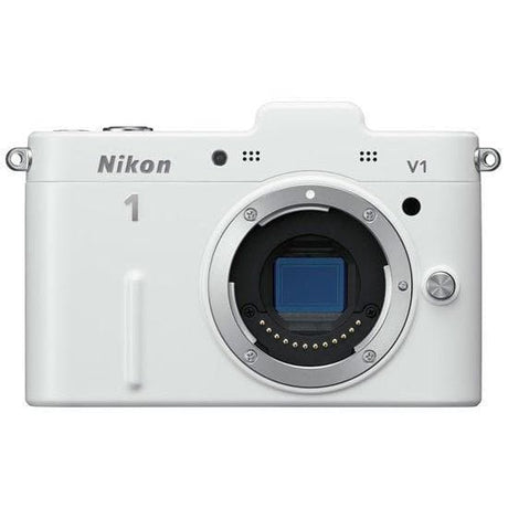 1 V1 - Blanc + Nikon Hybride - Nikon 1 V1 Blanc + Nikkor 1 10-30mm f/3.8-5.6