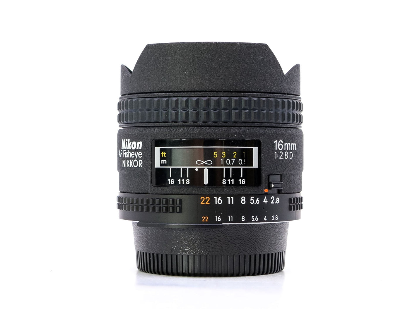 Nikon AF Fisheye Nikkor 16mm f/2.8D · hoofdafbeelding