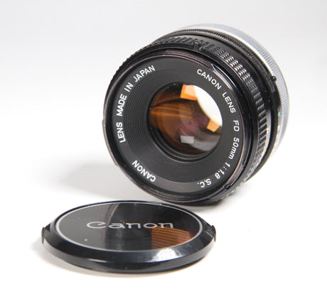 Canon FD 50mm 1:1.8 S.C. Objectif à focale fixe pour appareils photo argentiques