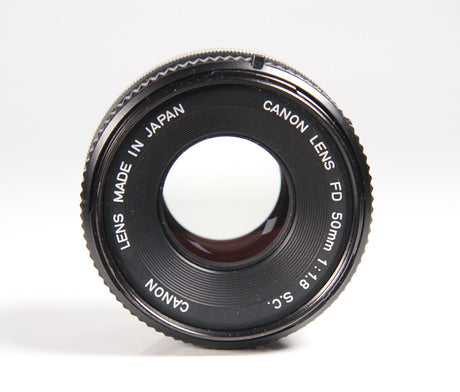 Canon FD 50mm 1:1.8 S.C. Objectif à focale fixe pour appareils photo argentiques
