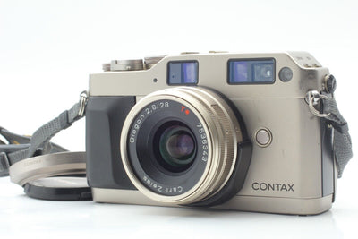 Contax G1 35mm Appareil Photo Argentique Carl Zeiss Biogon 28mm...