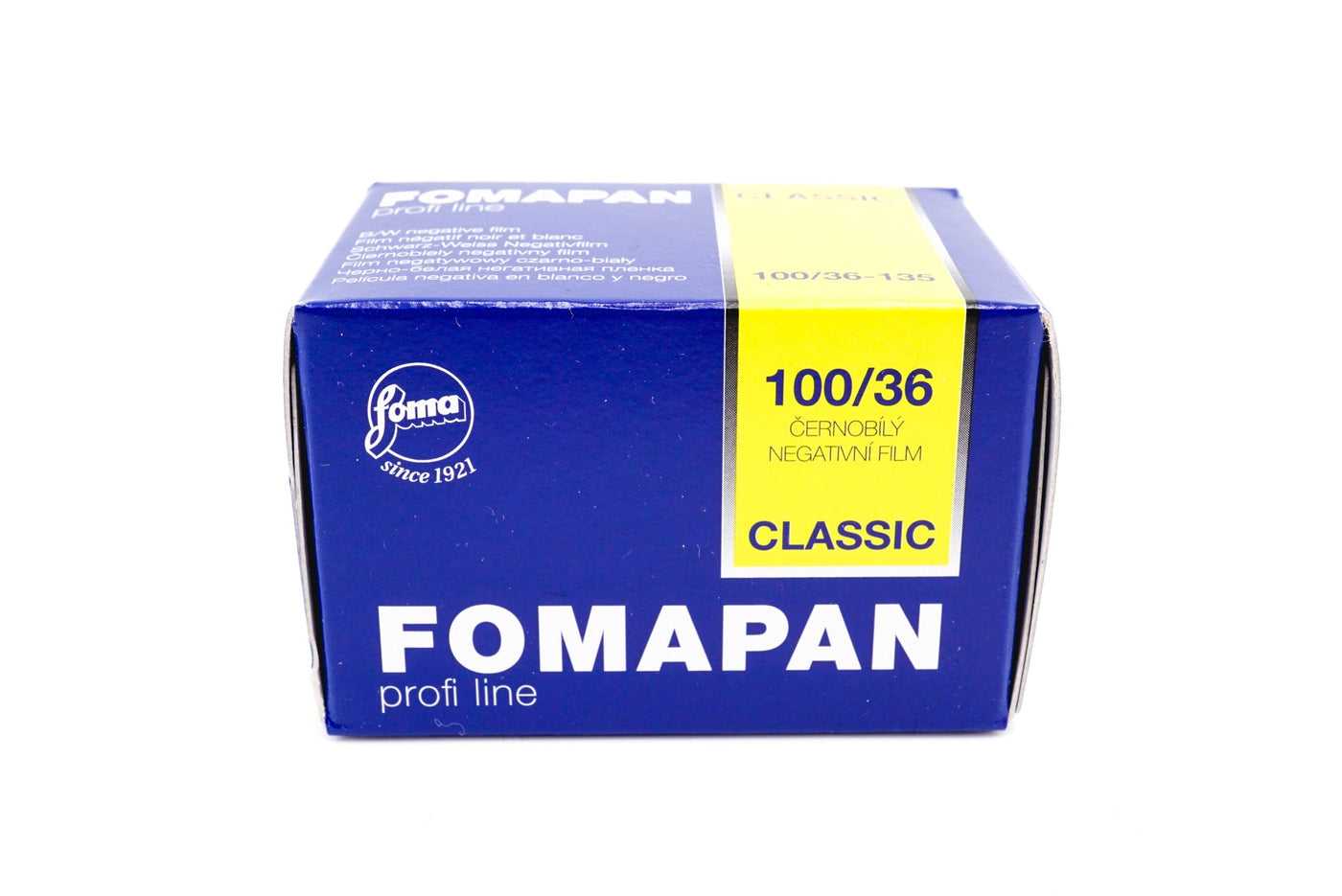 Foma Fomapan 100 (35mm) 36 Opnamen Vintage Filmrol · hoofdafbeelding