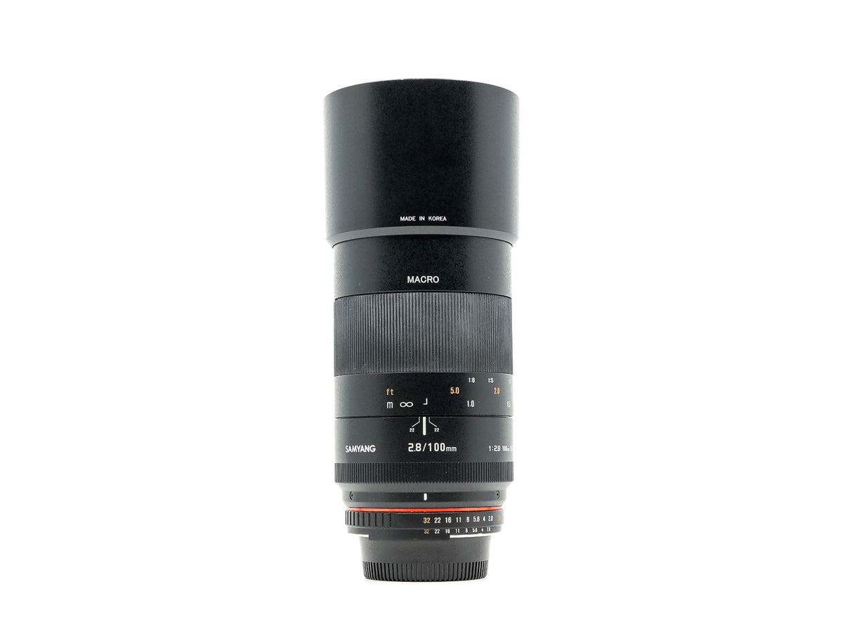 Samyang 100mm f/2.8 ED UMC Macro - Nikon Fit · hoofdafbeelding