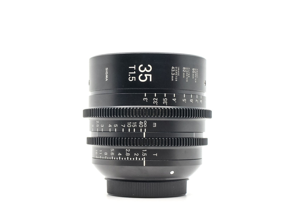 Sigma 35mm T1.5 FF - Canon EF Fit · hoofdafbeelding