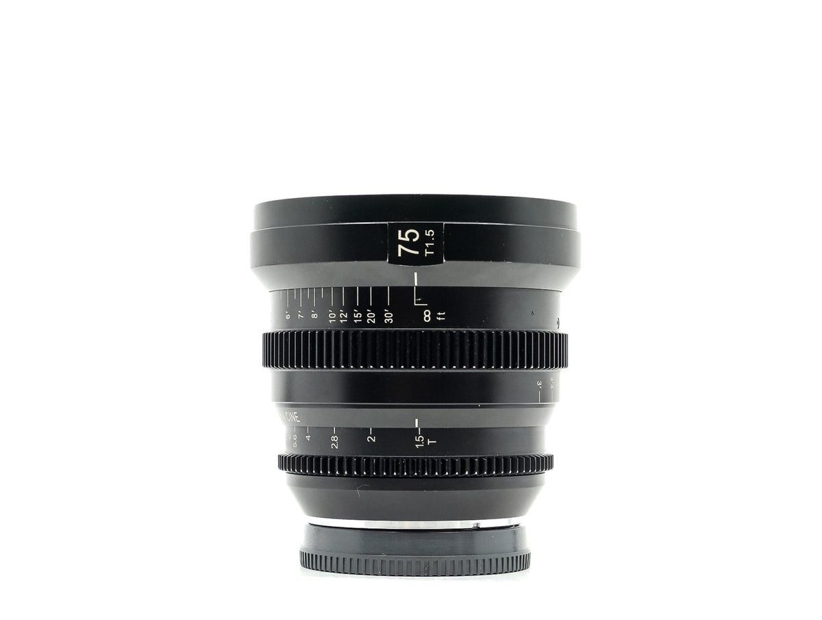 SLR Magic 75mm T1.5 MicroPrime Cine - Sony FE fit · hoofdafbeelding