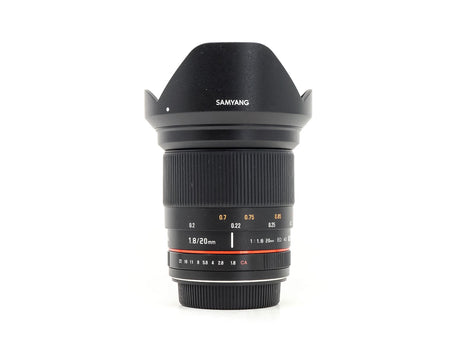 Samyang 20mm f/1.8 ED AS IF UMC - Monture Canon EF
