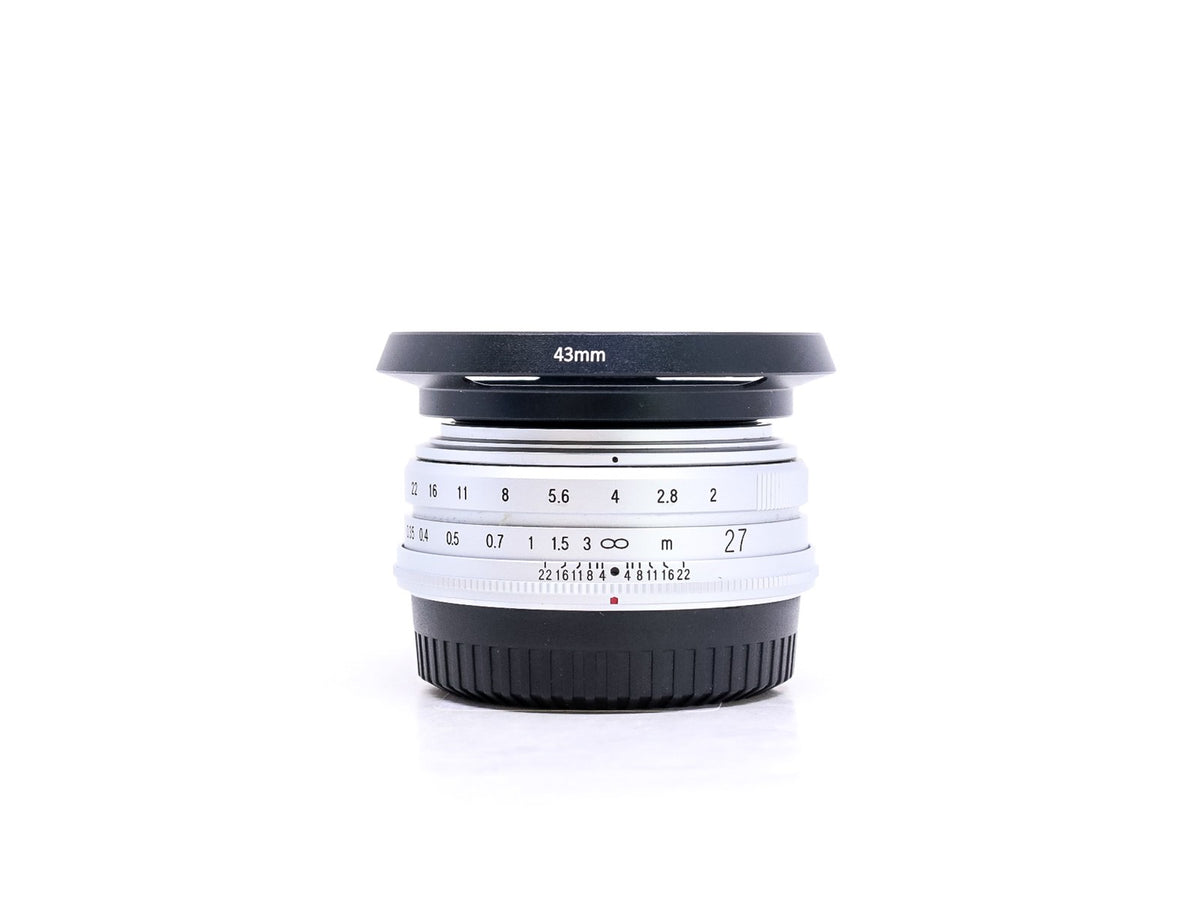 Voigtlander Ultron 27mm f/2 - Fujifilm X Fit · hoofdafbeelding