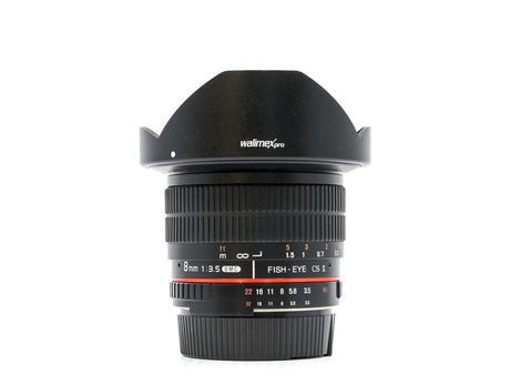 Walimex Pro 8mm f/3.5 UMC CS Fisheye II - Nikon Fit