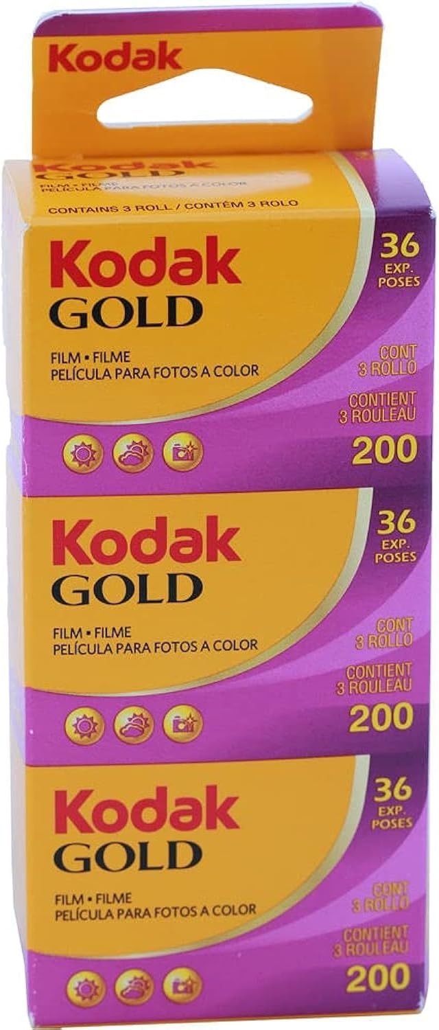 KODAK 35mm GOLD 200 Film / lot de 3 / GB135-36-Emballage vertical · image principale
