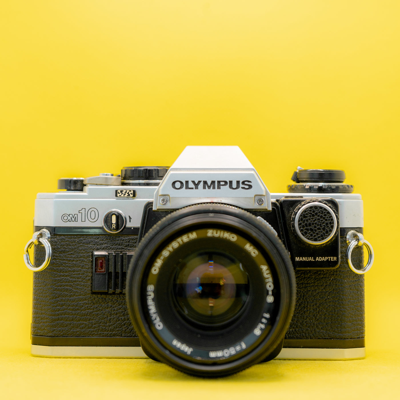 Olympus OM10 + Zuiko 50mm 1.8 - Appareil Photo Argentique 35mm SLR Vintage - Adaptateur Manuel Non Inclus * · image principale