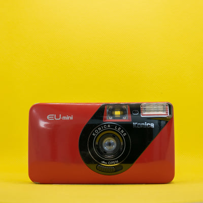 Konica EU Mini (Grijze Versie) - 35mm Compact Filmcamera