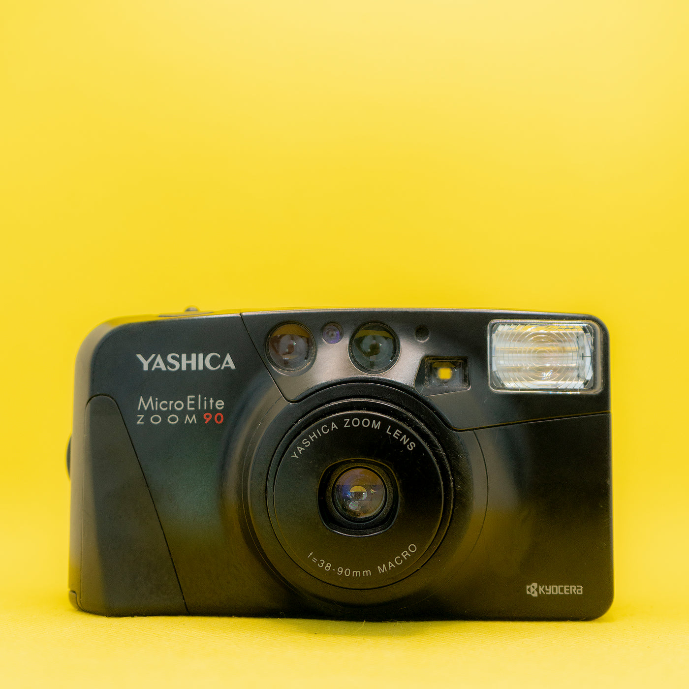 Yashica MicroElite Zoom 90 - 35mm Compact Zoom Filmcamera · hoofdafbeelding