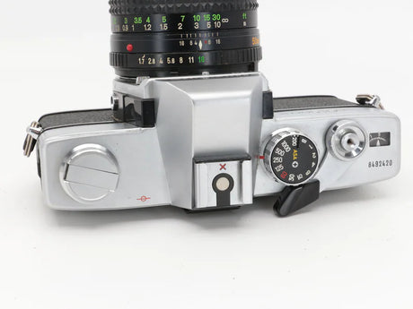 Minolta SrT100x - Appareil Photo Argentique 35mm avec Objectif 50mm MD 1.7 | Appareil Analogique Vintage | Minolta