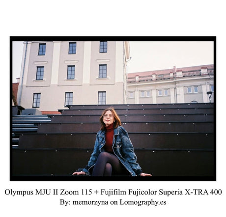 Olympus MJU II Zoom 115 - Appareil Photo Argentique Premium 35mm